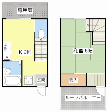 グリーンヒルの物件間取画像